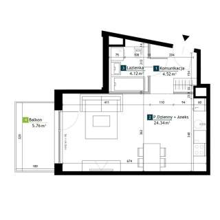 Nowe Inwestycja 33 m2 Balkon Metro
