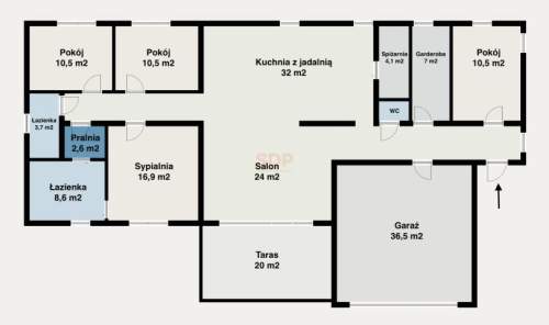 Nowoczesny dom 210 m2 na działce 3116 m2 Smyczyna Las Premium