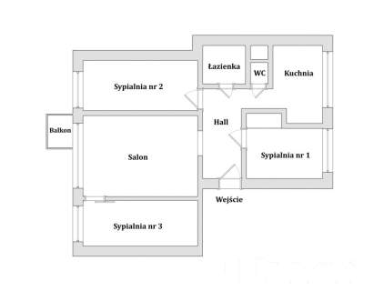 3/4 Pokoje 57,86 m2 Skierniewice Wagnera