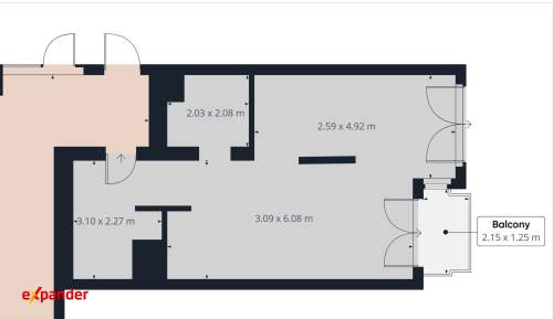 Gotowe budynek Midori House projekt gratis 2 pokoje 5 piętro