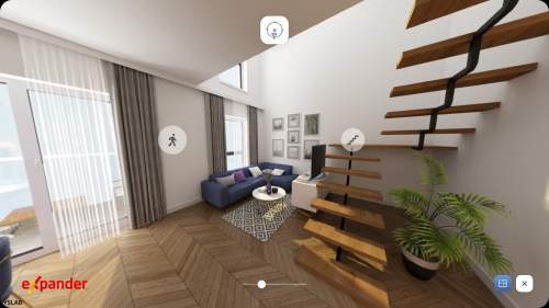 JAR 3 POKOJE 62,50 m2 Z ANTRESOLĄ 2 BALKONY