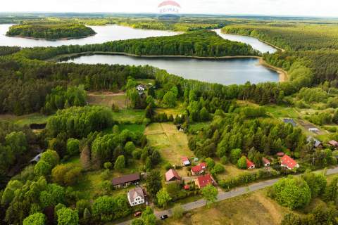 Działka pod dom w okolicy Choszczna, jezioro i las