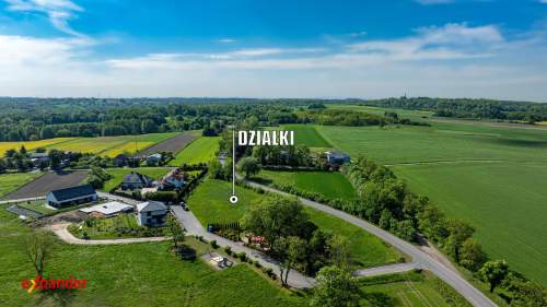 Działka wśród terenów zielonych z ładnymi widokami