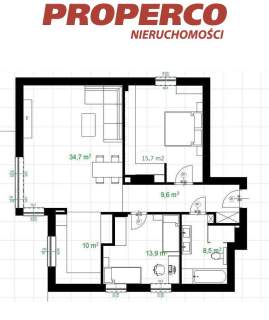 Apartament 3 pok, 90 m2,Pod Telegrafem, Karskiego