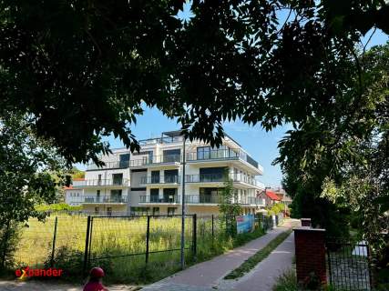 3 pokoje nad samym morzem Taras z widokiem na las i wydmy Mielno