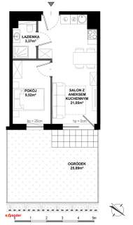 Wykończony apartament, 600m do morza, 3 baseny, siłownia, sauny,...