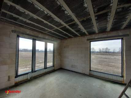 REZERWACJA ZŁAWIEŚ MAŁA DOM W BUDOWIE 82,5 m2