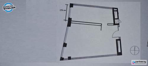 Biuro 45m2, dwa pomieszczenia, Nowe Orłowo