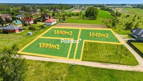 3 działki pod zabudowę mieszkaniową i usługi