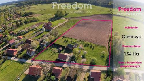 Dom w Gałkowie z 1,5 ha działką