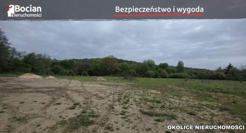 Kompleks płaskich, słonecznych działek w Pręgowie