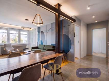 Nowy Dwór Maz. 47m2 3 pokoje z gabinetem balkon