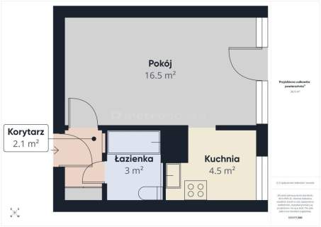Słoneczna kawalerka do własnej aranżacji