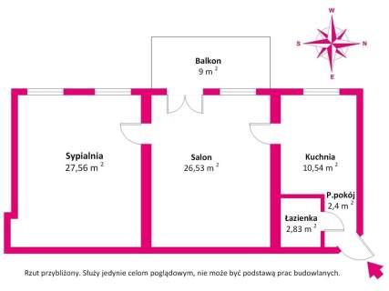 Płochocin Mieszkanie 70m2, 2 pokoje, blisko PKP