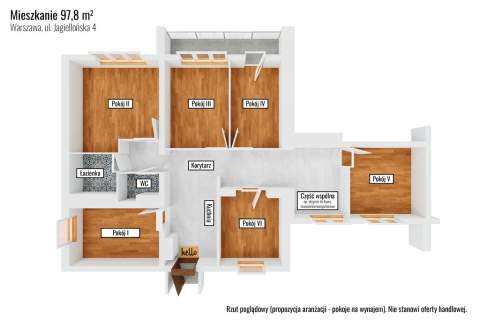 4 pokoje, Port Praski vis a vis, parking, loggia