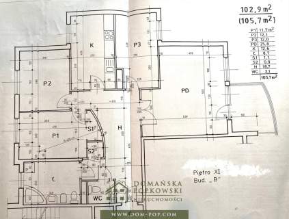 Mieszkanie na sprzedaż, 105,4 m2, Warszawa