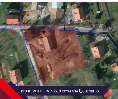 Widokowa działka budowlana Kruhel Wielki
