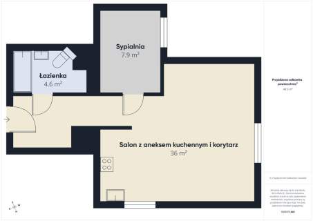 Mieszkanie na parterze w Kamionku k. Szczytna