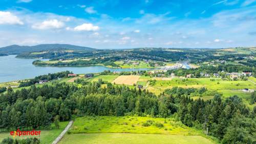 przy Lesie-na Wzgórzu-550m od Jeziora Mucharskiego