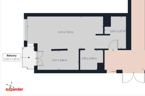 budynek Midori House projekt gratis gotowy 2 pokoje 6 piętro