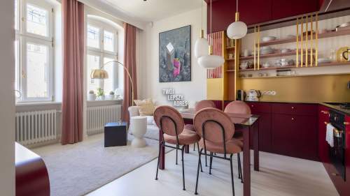 Designerskie mieszkanie z widokiem na zieleń