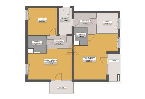 Twoje gotowe M4 w centrum parking balkon taras