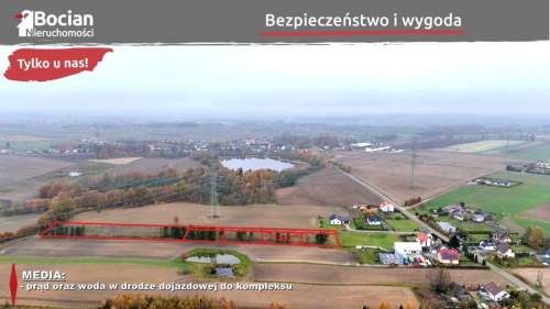 Kompleks płaskich działek nad jeziorem Przyjaźń