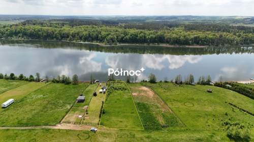 Siedliska działka z linią brzegową jeziora Sunowo