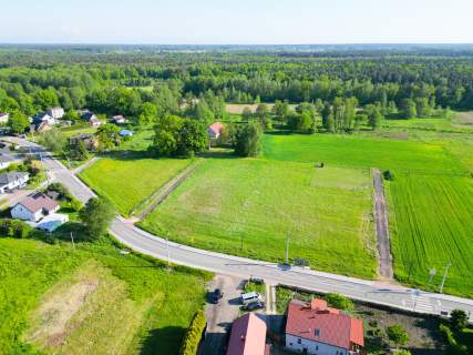 Las, asfalt, nowa zabudowa, można bliźniaka 