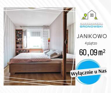 60,09 m w JANIKOWIE 3 pokoje gotowe do zamieszkania
