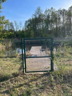 Działka 2800 m2 z WZ, prądem, wodą, stawem, dojazd asfaltowy