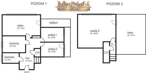 Wynajem 4 pok 96m2, taras 31m2 Matejki przy Sejmie