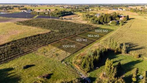 Działka z warunkami zabudowy - 8 km od Włocławka