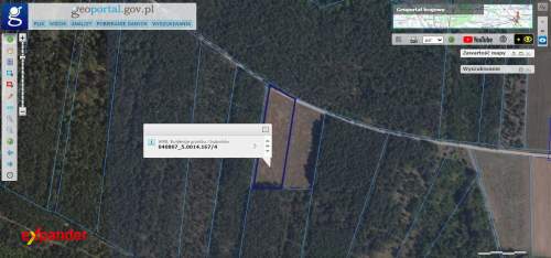 DZIAŁKA 4280 M2 W LESIE Z MOŻLIWOŚCIĄ W.Z OBOK LAS