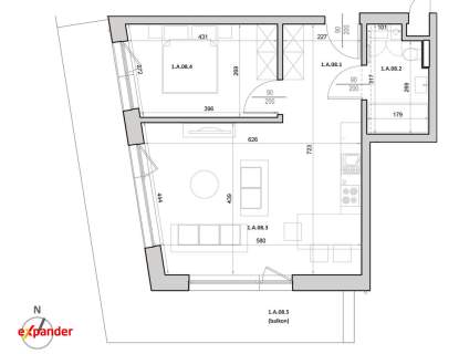 Apartament nad samym morzem 2 pokoje z tarasem Mielno