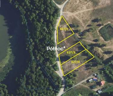 Działka budowlana, MAZURY Woszczele nad JEZIOROREM
