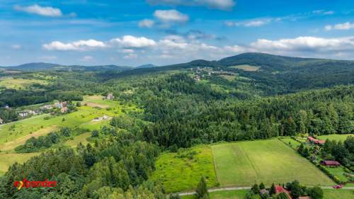 przy Lesie-na Wzgórzu-550m od Jeziora Mucharskiego