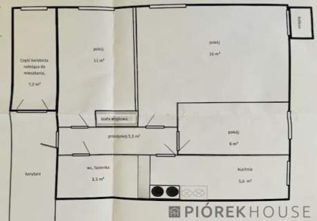 3-pokojowe mieszkanie na Mokotowie