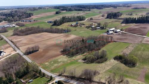 Działka budowlana 2500m2 Supienie