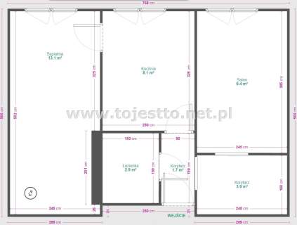 Mieszkanie na sprzedaż, 40 m2, Nieledew