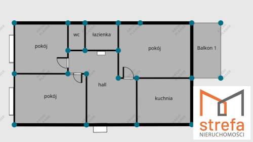 Czechów 3-4 pokoje duży balkon blisko Mpk