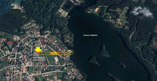 Mieszkanie blok, 2 pokoje, balkon, piwnica, 400 m od jezior
