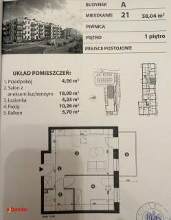 Atrakcyjne mieszkanie przy Parku- m. parkingowe