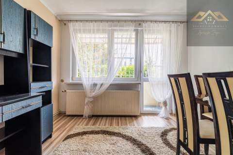 Piaskówka, mieszkanie 2 pokojowe z balkonem na parterze