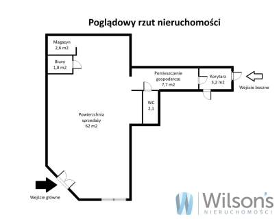 Lokal użytkowy na wynajem bliska Wola