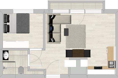 2 pokoje balkon, mp w garażu- Kazimierza 32