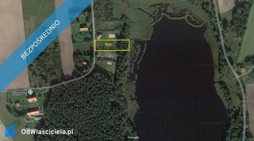 Działka rolno-budowlana z bezpośrednią linią brzegową jeziora