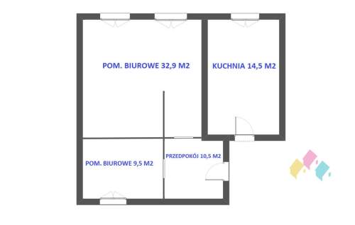 Biuro do wynajęcia, budynek po remoncie