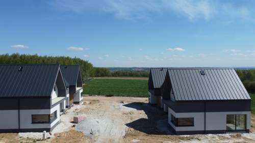 Nowoczesne domy bliźniacze 154 m działka 500m 