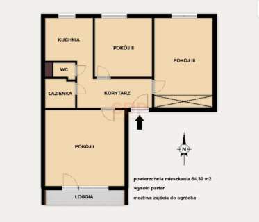 3 pokoje z loggią - Radogoszcz